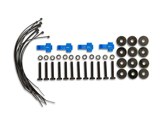 Barricade Replacement Rock Slider Hardware Kit for J107736 Only (07-18 Jeep Wrangler JK 4-Door)