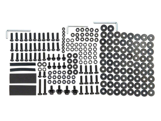 Barricade Replacement Roof Basket Hardware Kit for J116279 Only (07-18 Jeep Wrangler JK)