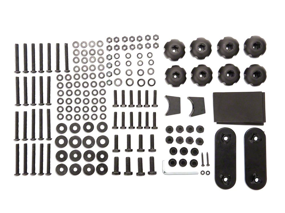 Barricade Replacement Roof Rack Hardware Kit for J100173 Only (07-18 Jeep Wrangler JK 4-Door)