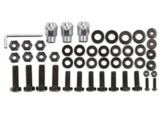 Barricade Replacement Spare Tire Mount Hardware Kit for J132523 Only (07-18 Jeep Wrangler JK)