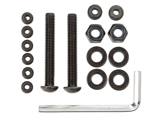 Barricade Replacement Windshield Light Mount Hardware Kit for J100290 Only (07-18 Jeep Wrangler JK)