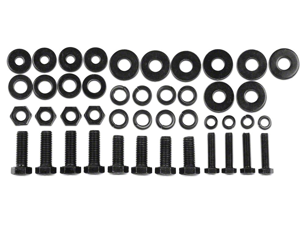 Barricade Replacement Bull Bar Hardware Kit for J107785 Only (10-18 Jeep Wrangler JK)