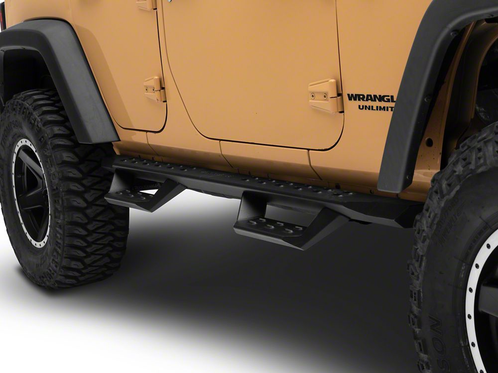 Barricade HD Overland Drop Side Step Bars (07-18 Jeep Wrangler JK 4-Door)