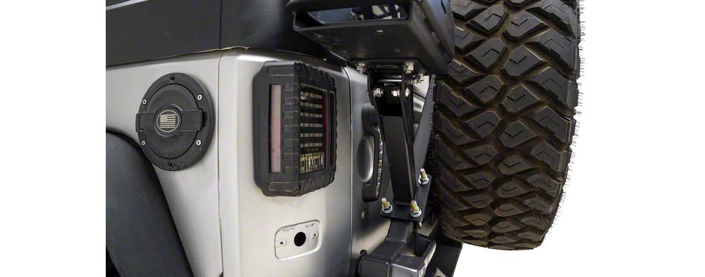 Barricade Universal Tire Carrier Gas Can Mount (Universal; Some Adaptation May Be Required)