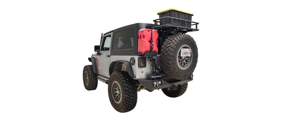 Barricade Universal Tire Carrier Gas Can Mount (Universal; Some Adaptation May Be Required)