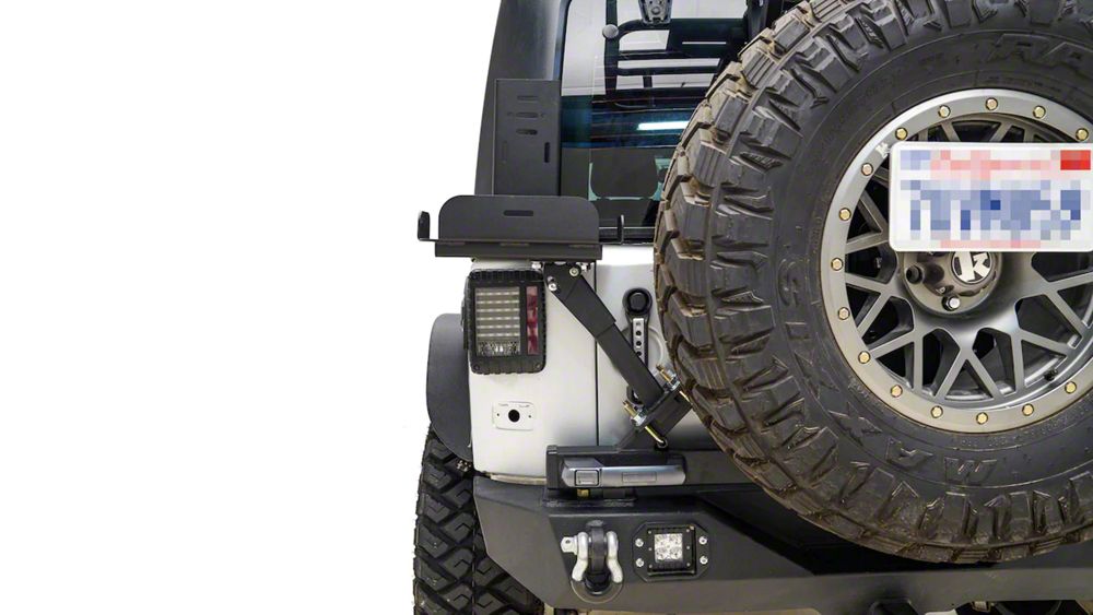 Barricade Universal Tire Carrier Gas Can Mount (Universal; Some Adaptation May Be Required)