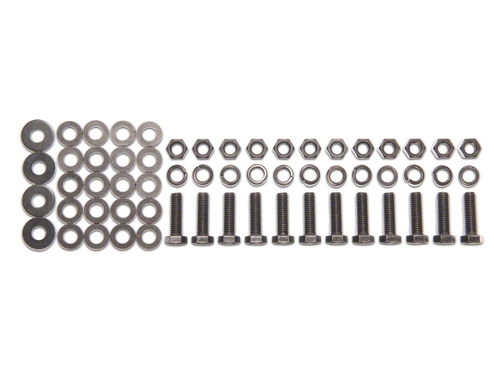 Barricade Replacement Bumper Hardware Kit for J100498 Only (76-06 Jeep CJ, Wrangler YJ & TJ)