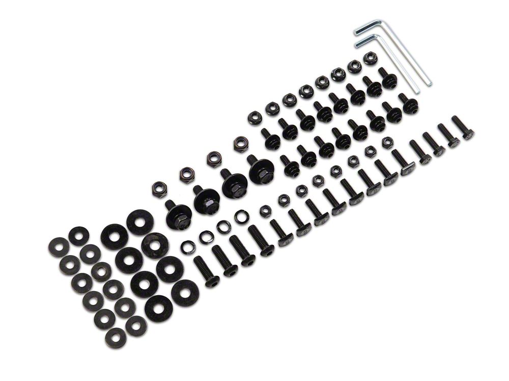 Barricade Replacement Roof Rack Extension Hardware Kit for J163316 Only (18-25 Jeep Wrangler JL)