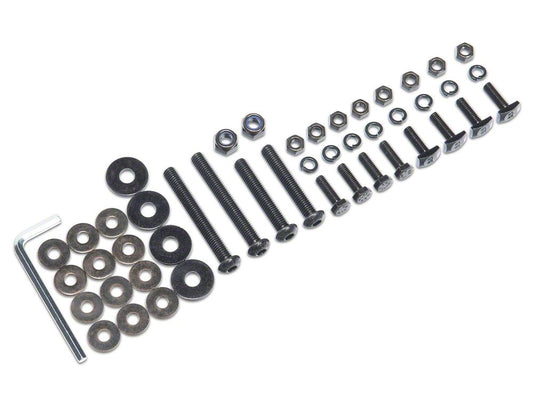 Barricade Replacement Roof Rack Traction Board Mount Hardware Kit for J163318 Only (18-25 Jeep Wrangler JL)