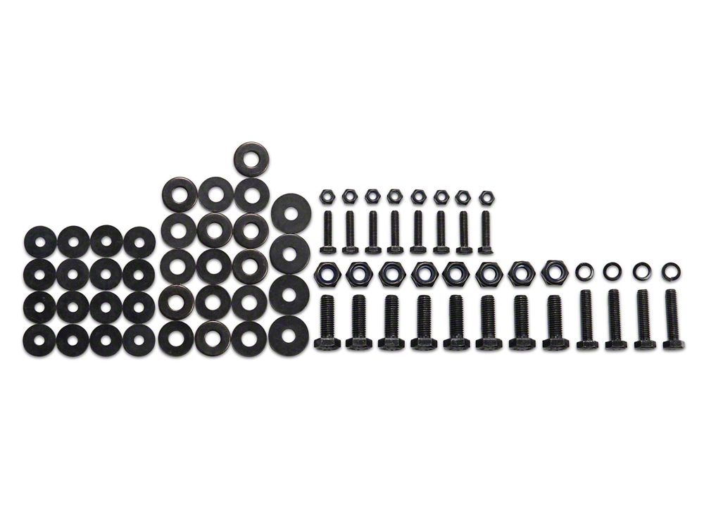 Barricade Replacement Side Step Bar Hardware Kit for J143376-JL Only (18-25 Jeep Wrangler JL 2-Door)
