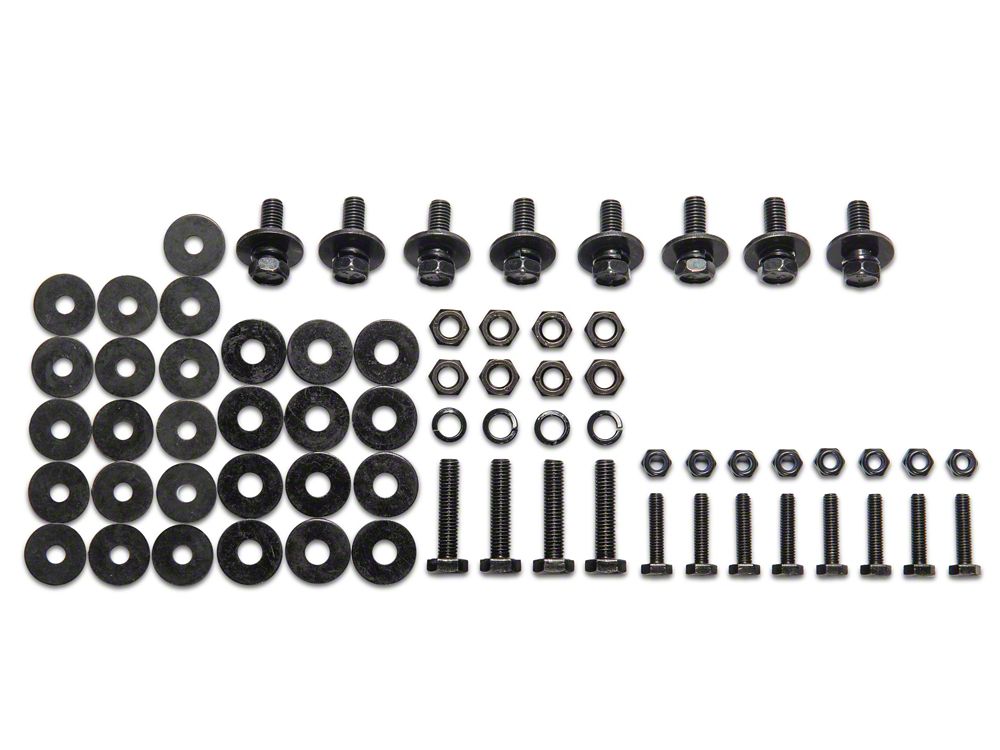 Barricade Replacement Side Step Bar Hardware Kit for J150091 Only (07-18 Jeep Wrangler JK 2-Door)