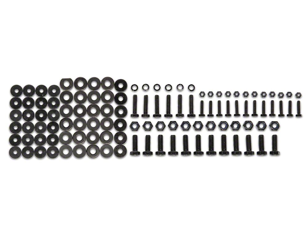 Barricade Replacement Side Step Bar Hardware Kit for J150092 Only (07-18 Jeep Wrangler JK 4-Door)