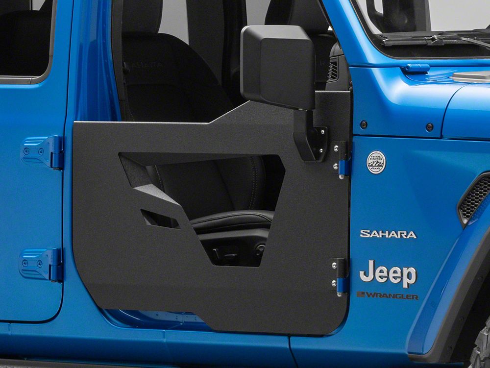 Barricade HDP Series Sheet Metal Front Doors with Mirrors (18-25 Jeep Wrangler JL)