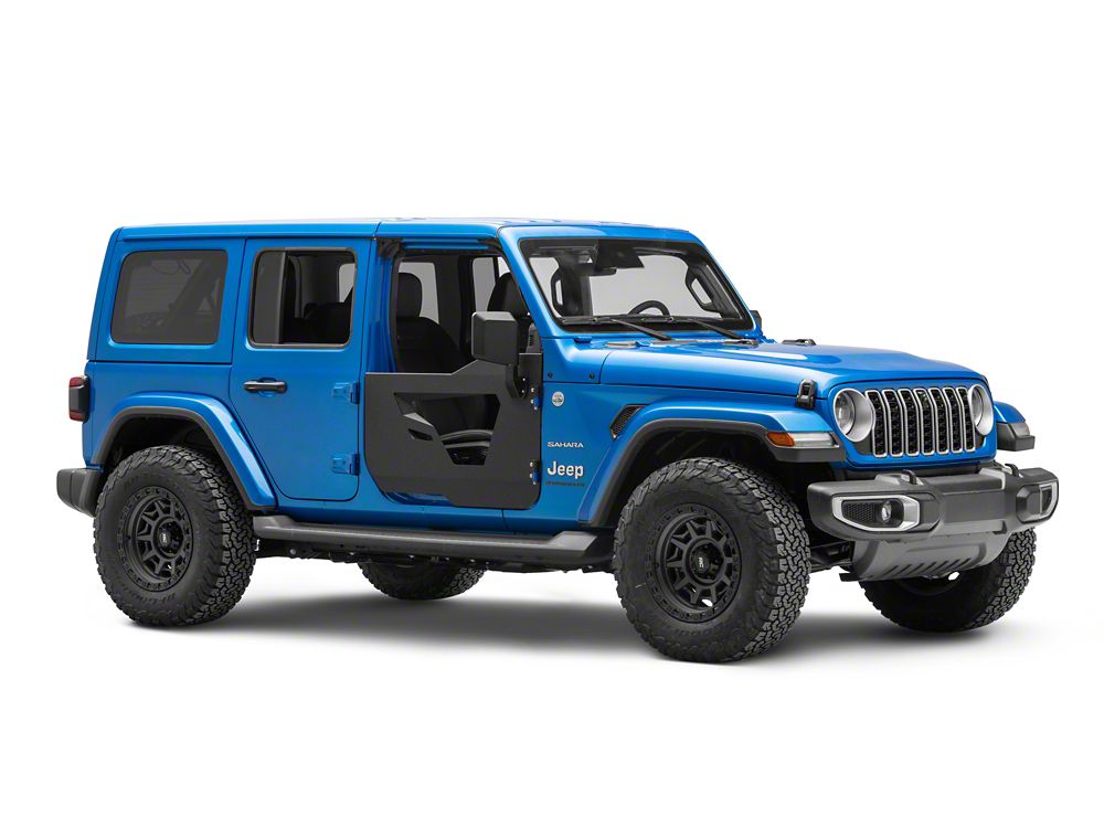 Barricade HDP Series Sheet Metal Front Doors with Mirrors (18-25 Jeep Wrangler JL)