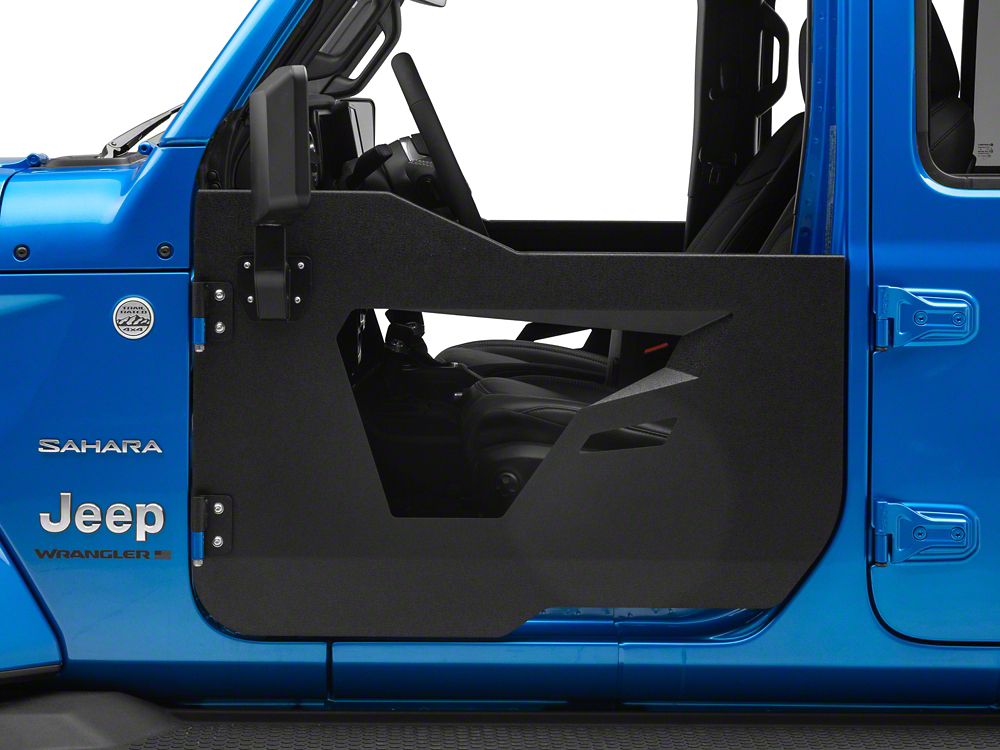 Barricade HDP Series Sheet Metal Front Doors with Mirrors (18-25 Jeep Wrangler JL)