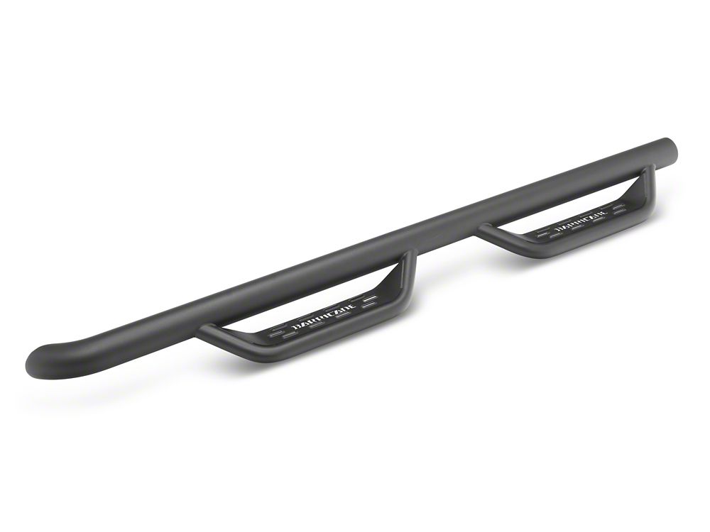 Barricade Tubular Drop Steps; Fine Textured Black (18-25 Jeep Wrangler JL 4-Door)