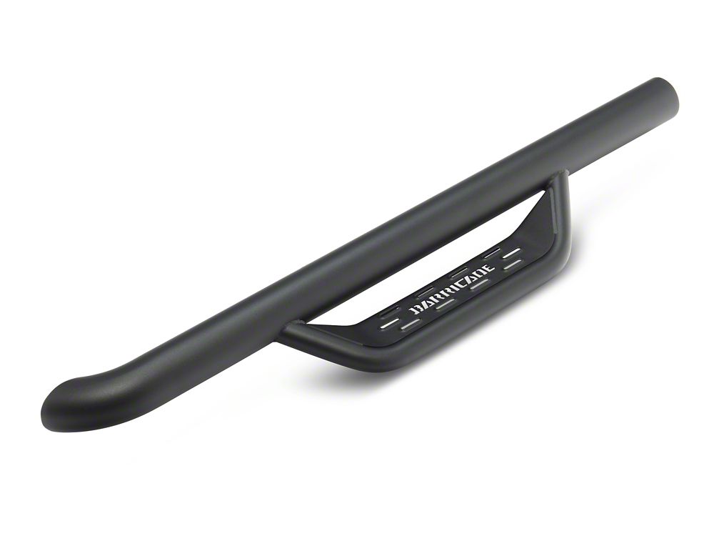 Barricade Tubular Drop Steps; Fine Textured Black (18-25 Jeep Wrangler JL 2-Door)