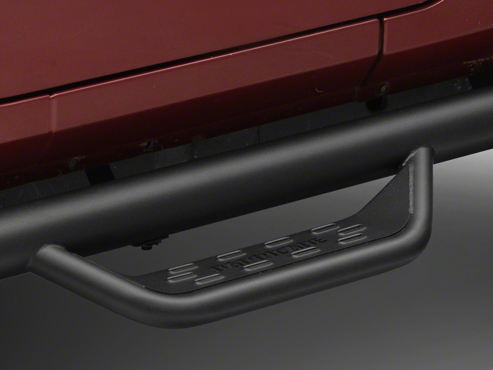 Barricade Tubular Drop Steps; Fine Textured Black (07-18 Jeep Wrangler JK 2-Door)