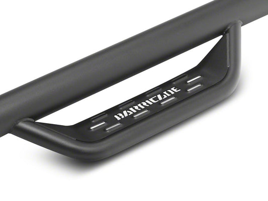 Barricade Tubular Drop Steps; Fine Textured Black (07-18 Jeep Wrangler JK 2-Door)