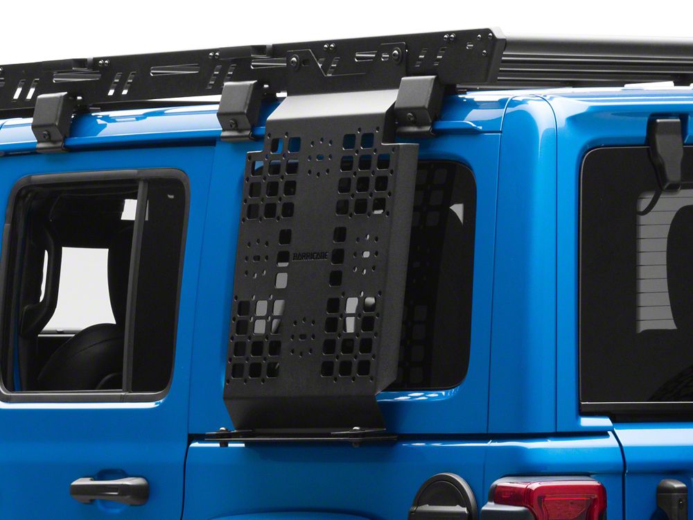 Barricade Accessory Side Panel Kit for Barricade HD Platform Roof Rack Only (18-25 Jeep Wrangler JL 4-Door)