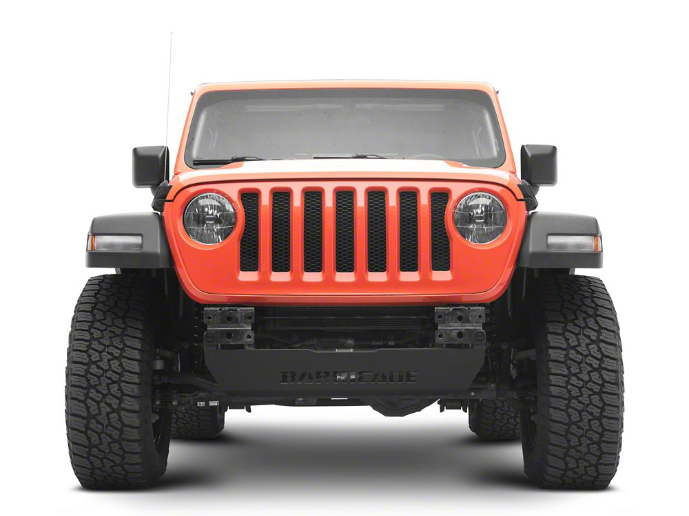 Barricade Skid Plate with Barricade Logo for Barricade Trail Force HD Front Bumper Only (07-25 Jeep Wrangler JK & JL)