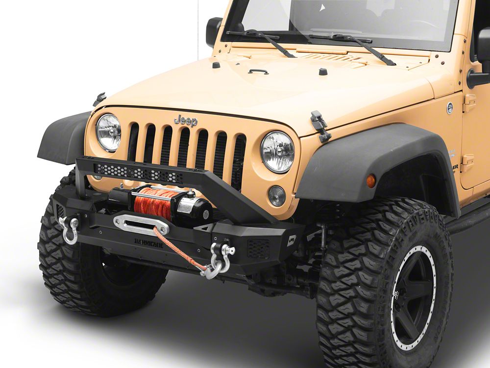 Barricade HD3 Stubby Winch Mount Front Bumper (07-18 Jeep Wrangler JK)