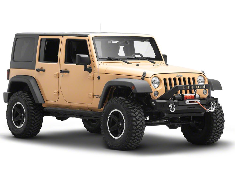 Barricade HD3 Stubby Winch Mount Front Bumper (07-18 Jeep Wrangler JK)