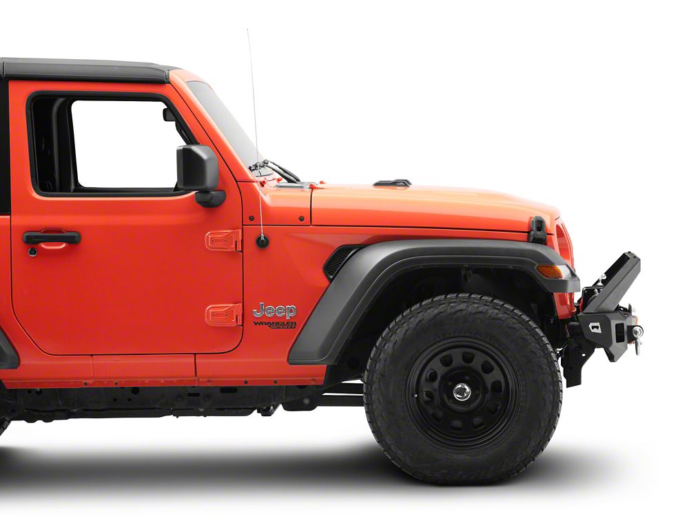 Barricade HD3 Stubby Winch Mount Front Bumper with LED Fog Lights (18-25 Jeep Wrangler JL)
