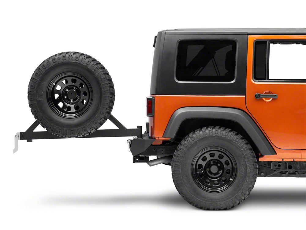 Barricade Trail Force HD Rear Bumper with Tire Carrier (07-18 Jeep Wrangler JK)