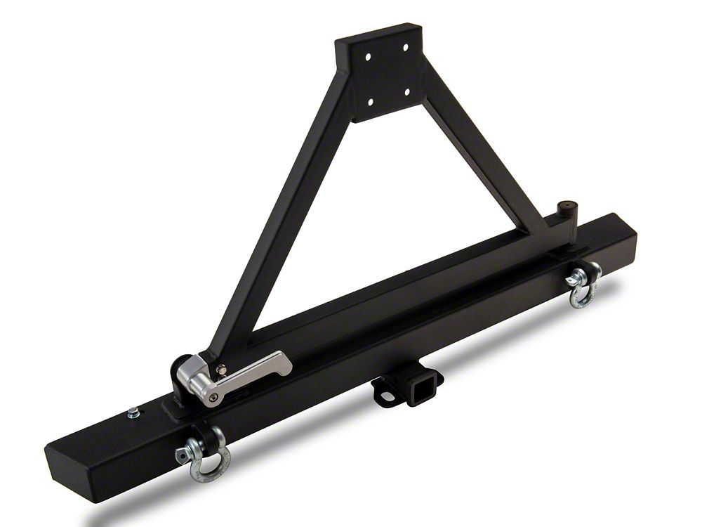 Barricade Classic Rear Bumper with Tire Carrier (87-06 Jeep Wrangler YJ & TJ)