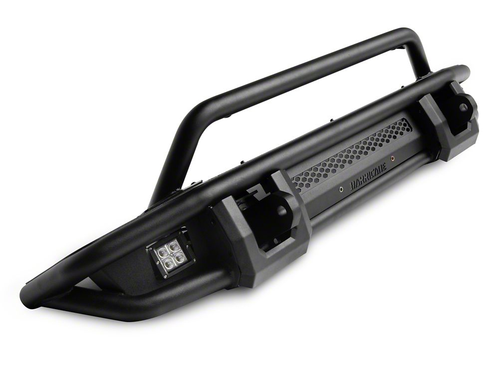 Barricade HD4 Tubular Style Front Bumper with LED Fog Lights (18-25 Jeep Wrangler JL)