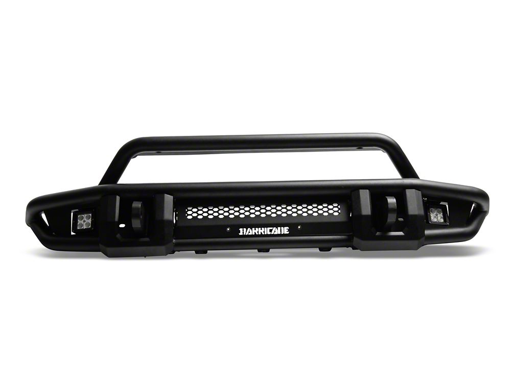 Barricade HD4 Tubular Style Front Bumper with LED Fog Lights (18-25 Jeep Wrangler JL)