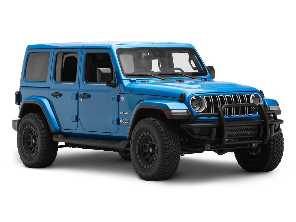Barricade Push Bar for HD4 Tubular Style Front Bumper Only (07-25 Jeep Wrangler JK & JL)