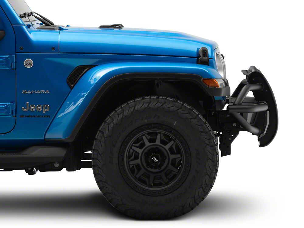 Barricade Push Bar for HD4 Tubular Style Front Bumper Only (07-25 Jeep Wrangler JK & JL)