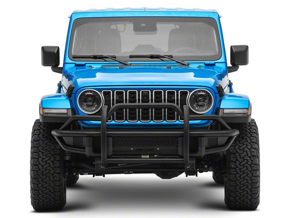 Barricade Push Bar for HD4 Tubular Style Front Bumper Only (07-25 Jeep Wrangler JK & JL)