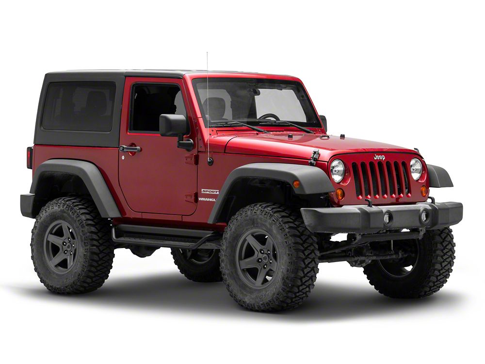 Barricade Open Trail HD Running Boards (07-18 Jeep Wrangler JK 2-Door)