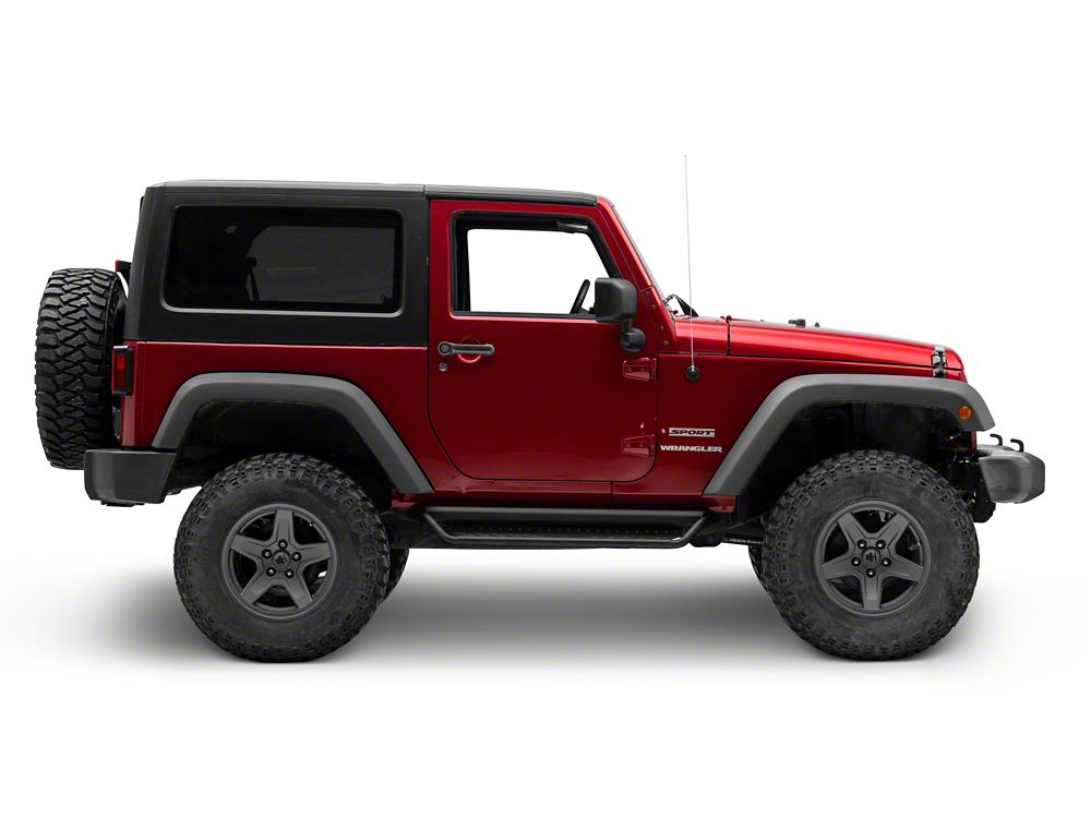 Barricade Open Trail HD Running Boards (07-18 Jeep Wrangler JK 2-Door)