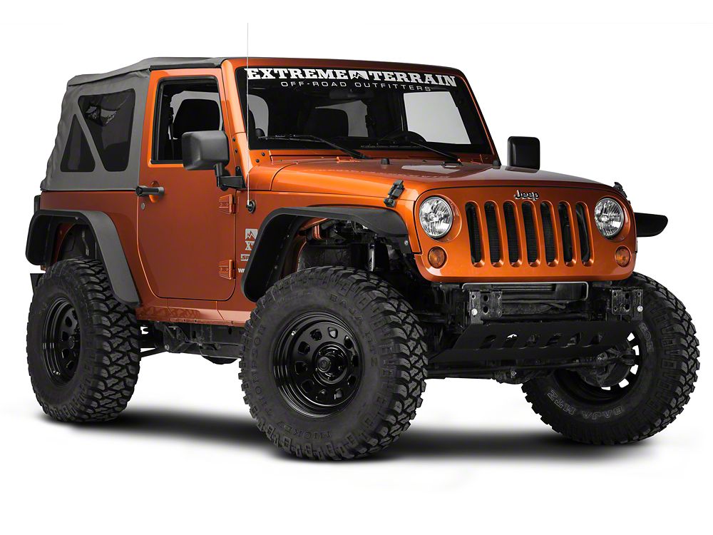 Barricade Skid Plate for Trail Force HD Bumper J20850 Only with 18-Inch Fog Light Extension Harness (11-18 Jeep Wrangler JK)