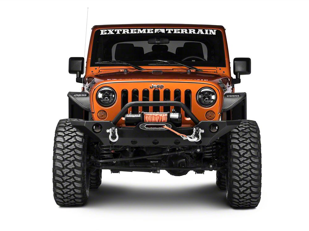 Barricade Tubular Fender Flares with LED Lighting; Front and Rear (07-18 Jeep Wrangler JK)