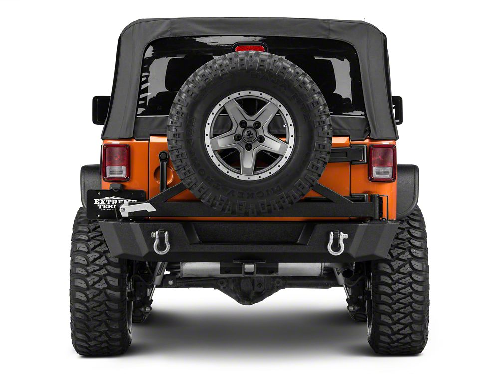 Barricade Tubular Fender Flares with LED Lighting; Front and Rear (07-18 Jeep Wrangler JK)