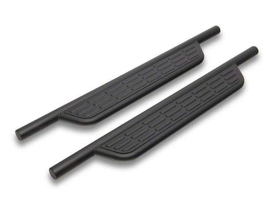 Barricade Formed HD Running Boards; Textured Black (07-18 Jeep Wrangler JK 2-Door)