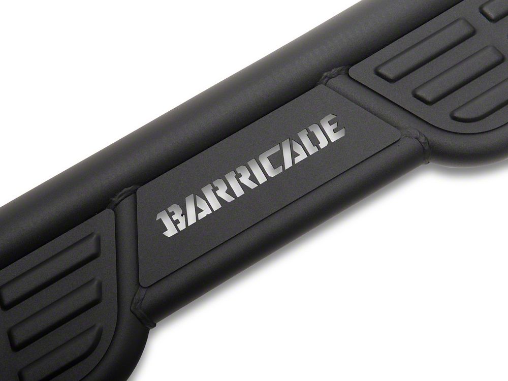 Barricade Formed HD Running Boards; Textured Black (18-25 Jeep Wrangler JL 4-Door)
