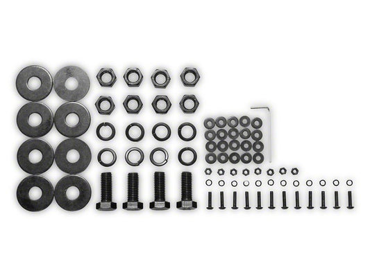 Barricade Replacement Front Bumper Hardware Kit for J103684 Only (07-18 Jeep Wrangler JK)
