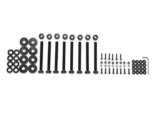 Barricade Replacement Front Bumper Hardware Kit for J108516 Only (07-18 Jeep Wrangler JK)