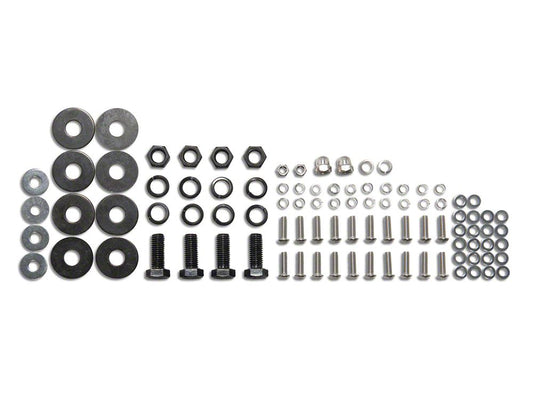 Barricade Replacement Front Bumper Hardware Kit for J116651 Only (07-18 Jeep Wrangler JK)