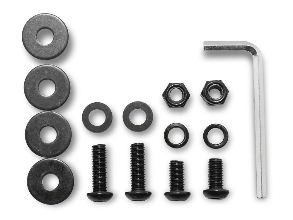 Barricade Replacement Hard Top Roof Basket Hardware Kit for J116279 Only (07-18 Jeep Wrangler JK)
