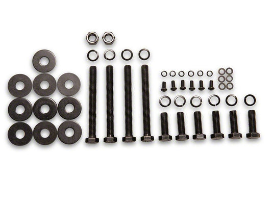 Barricade Replacement Rear Bumper Hardware Kit for J103686 Only (07-18 Jeep Wrangler JK)
