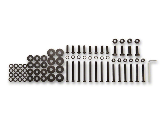 Barricade Replacement Roof Rack Hardware Kit for J100532 Only (04-06 Jeep Wrangler TJ Unlimited)