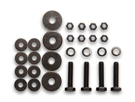 Barricade Replacement Rubi Rail Hardware Kit for J130316-JL Only (18-25 Jeep Wrangler JL 2-Door)