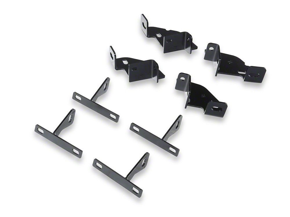Barricade Canyon Drop Steps; Textured Black (07-18 Jeep Wrangler JK 2-Door)